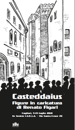 Casteddaius. Figure in caricatura